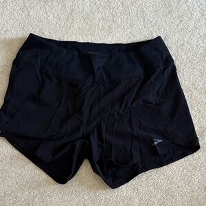 Brooks Women's Black Athletic Shorts